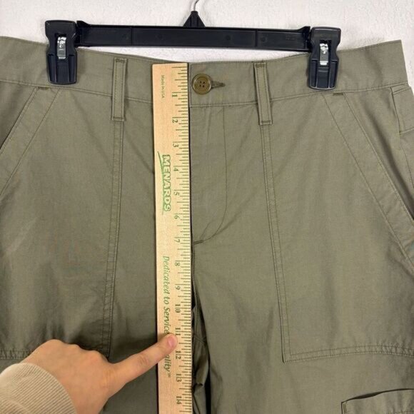 Agolde Daria Green Capri Twill Pants Women's Size 29 - Picture 4 of 10